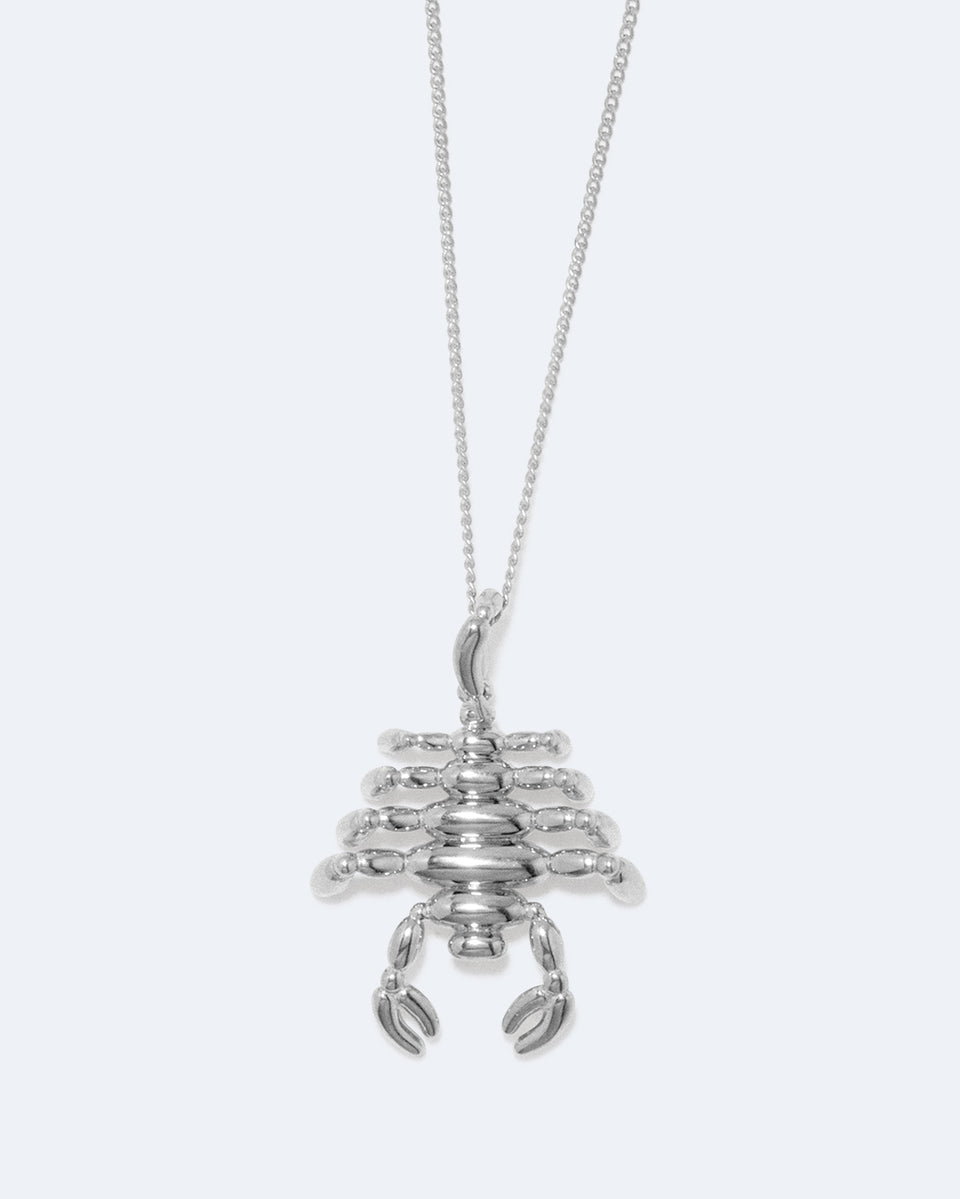 Pendentif Zodiaque Scorpion Classicworks™ - Plaqué Platine