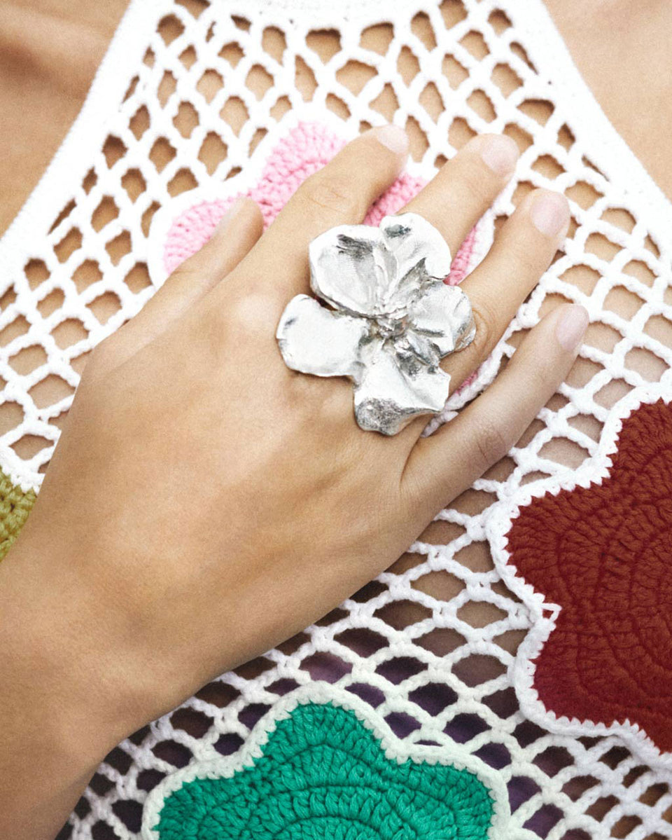 L'amour ne ment pas - Bague en argent recyclé