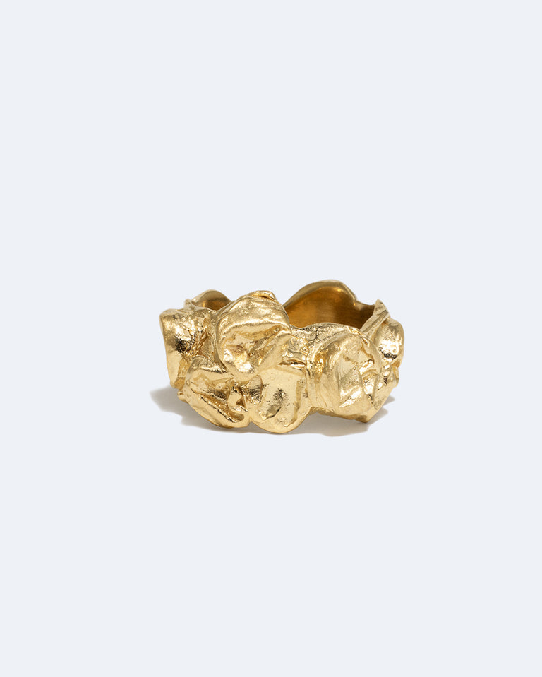 Bague Bulle - Plaqué Or Vermeil