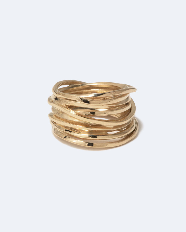 Pourquoi suis-je ici et pas ailleurs - Bague en vermeil