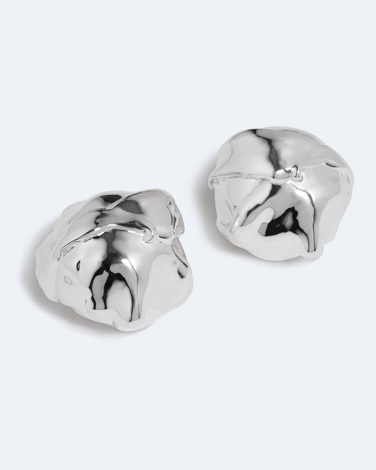 Conked Out - Recycled Silver Earrings