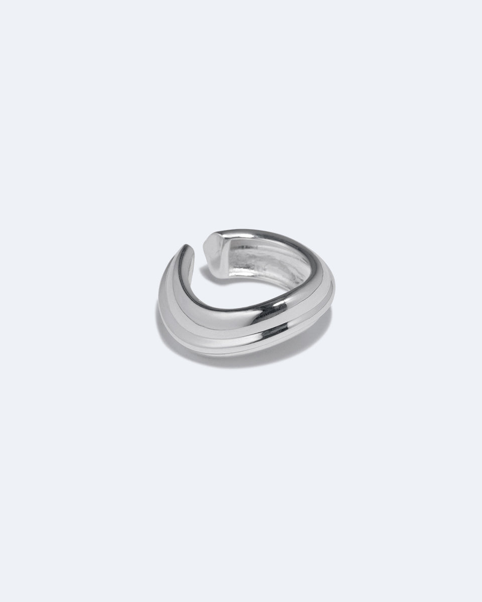 Est-ce captivant ? - Lot de 3 boucles d'oreilles manchette plaquées argent