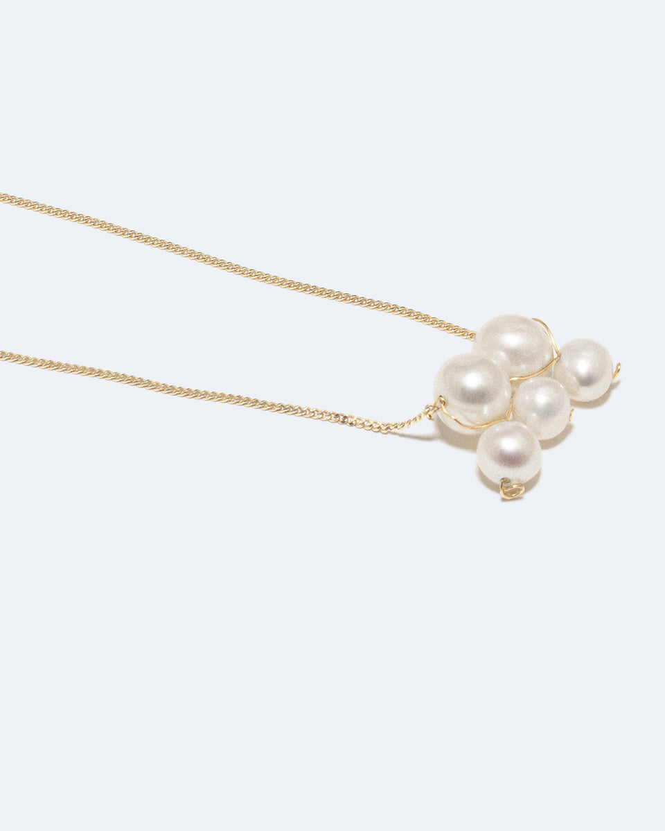 What's the Big Idea? - Pearl and Gold Vermeil Pendant