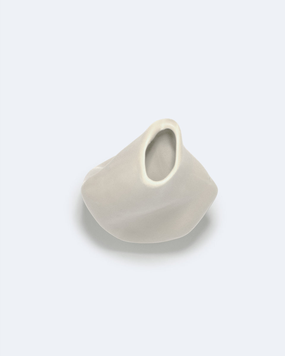 Yesterday is History - Vessel in Matte White