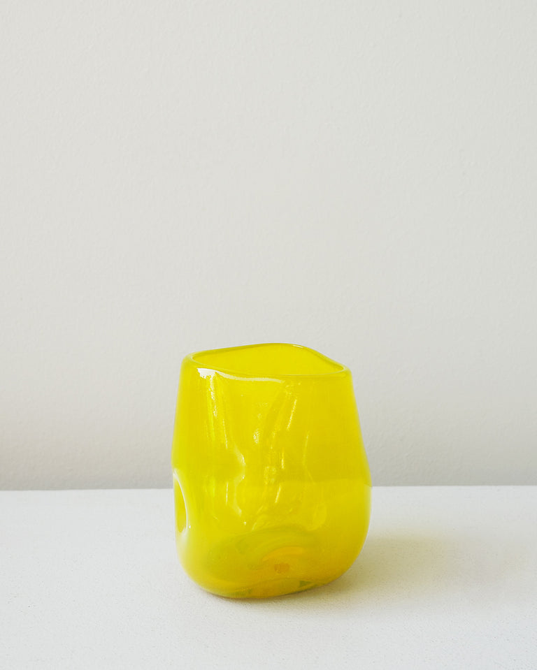 Thaw - Recycled Glass Tumbler in Yellow