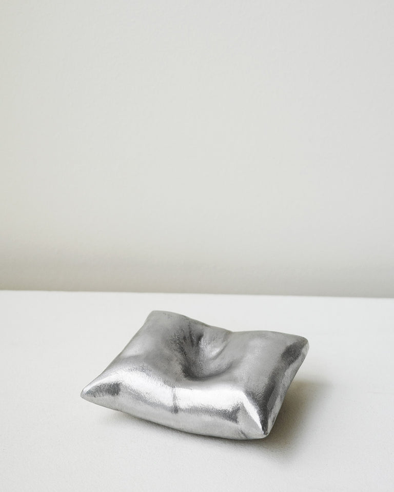 Amorti - Coussin en aluminium argenté
