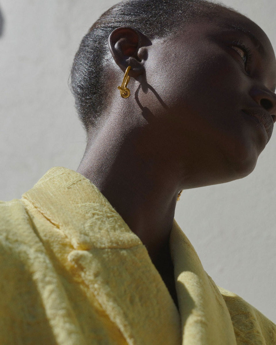 The Freedom to Imagine II - Recycled Gold Vermeil Earrings