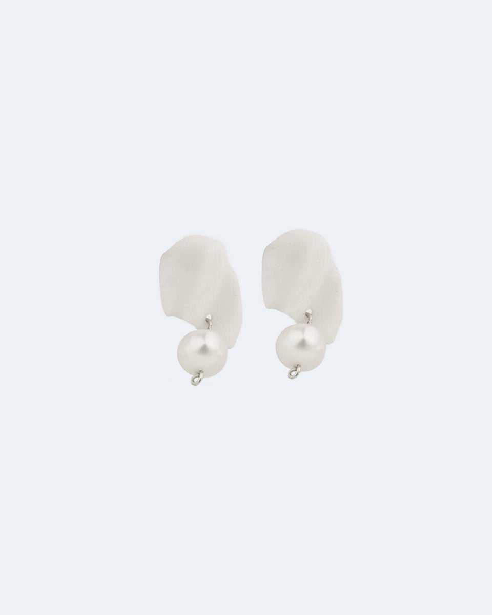 Lois de conservation de la masse II - Boucles d'oreilles en céramique et perles