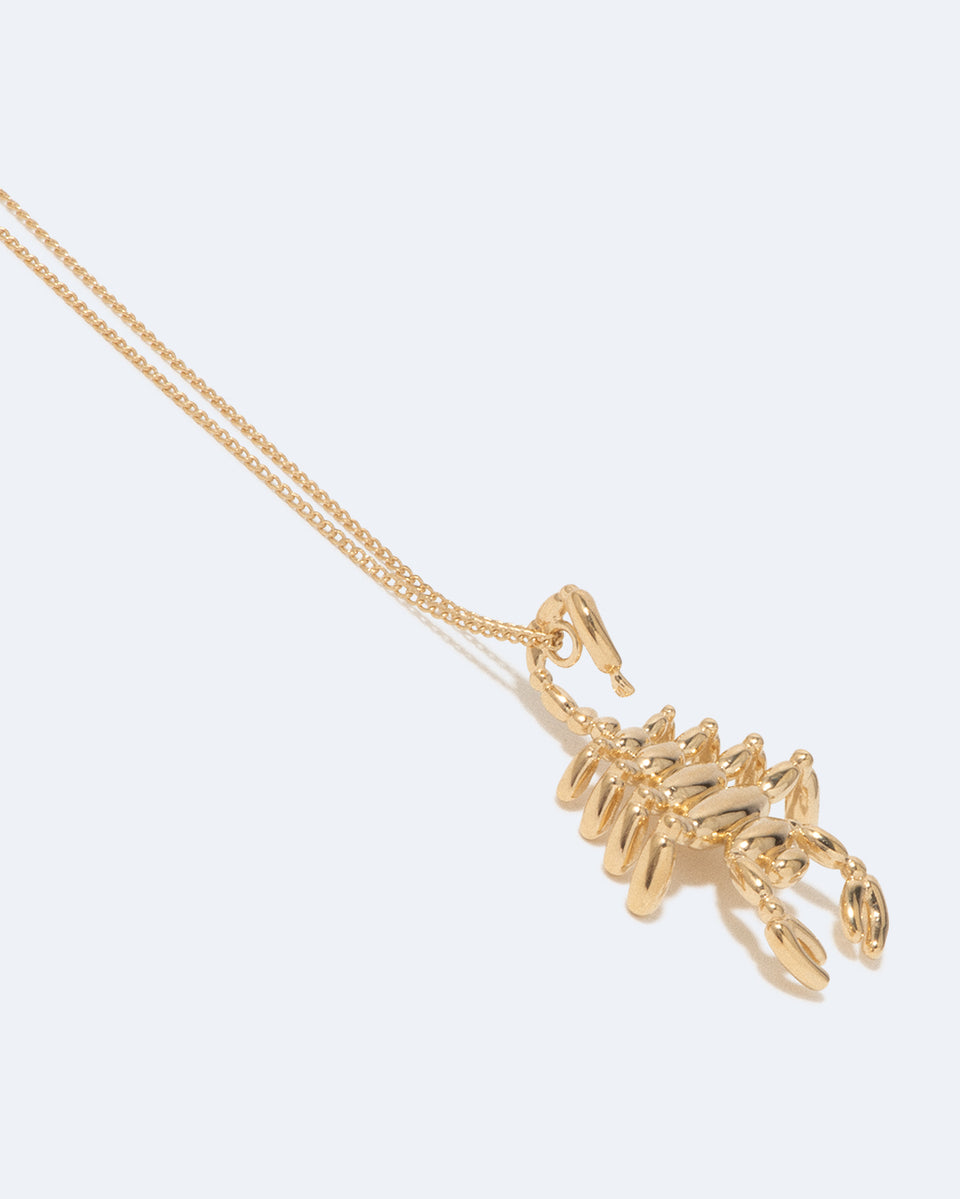 Pendentif plaqué or signe du zodiaque Scorpion Classicworks™