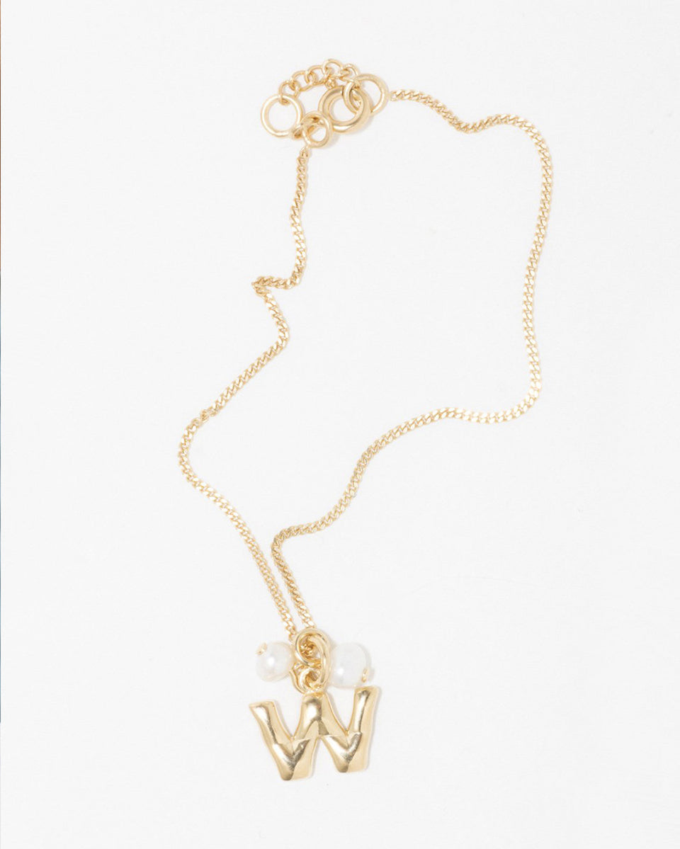 Classicworks™ W - Pearl and Recycled Gold Vermeil Bracelet