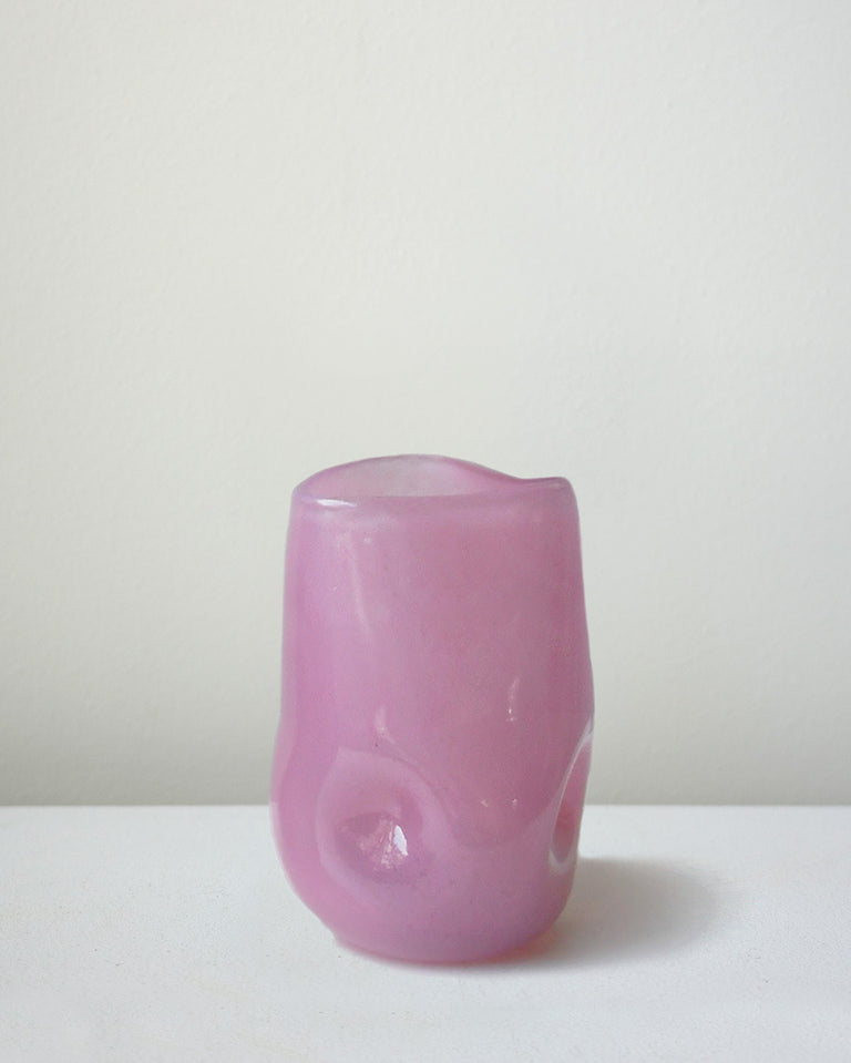 Thaw - Recycled Tall Glass in Pink