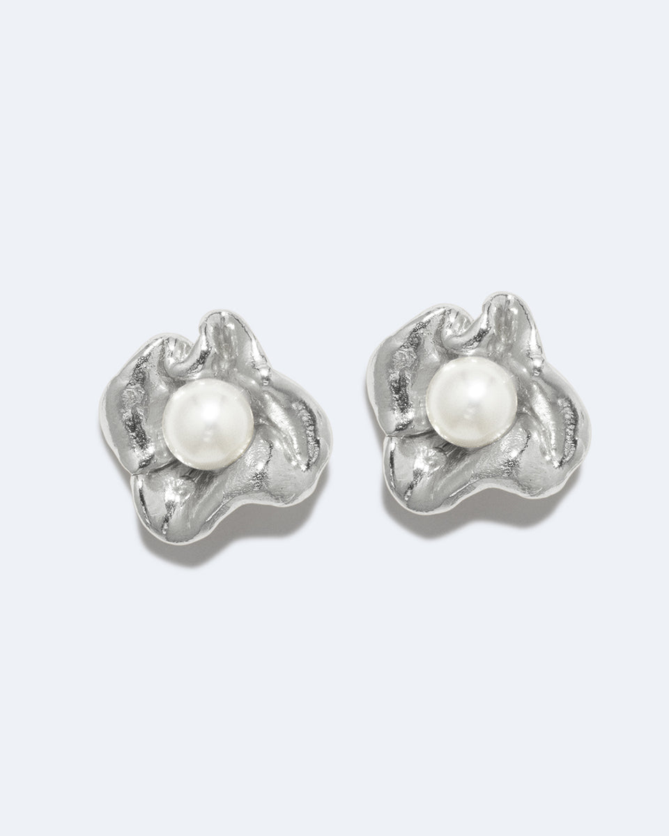Odyssée onirique - Boucles d'oreilles en perles et argent recyclé