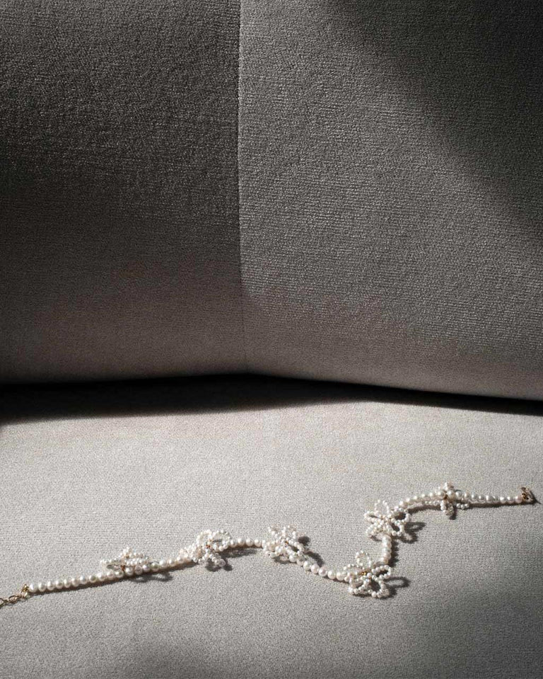 P142 - Collier en Perle et Vermeil d'Or Recyclé