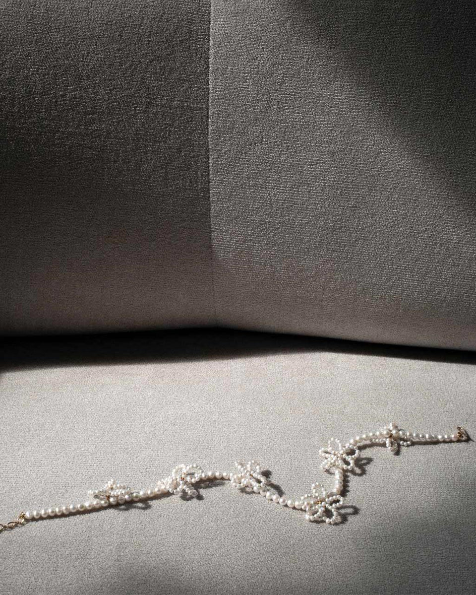 Milk and Honey - Pearl and Recycled Gold Vermeil Necklace