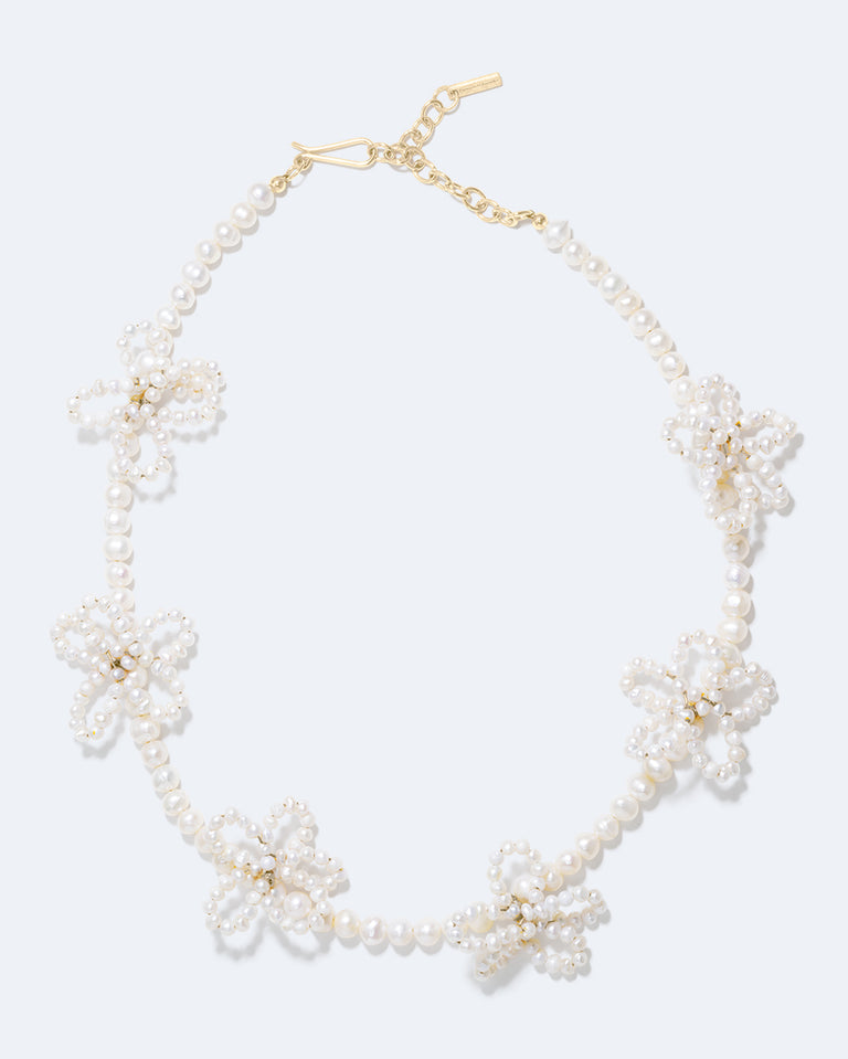 P142 - Collier en Perle et Vermeil d'Or Recyclé