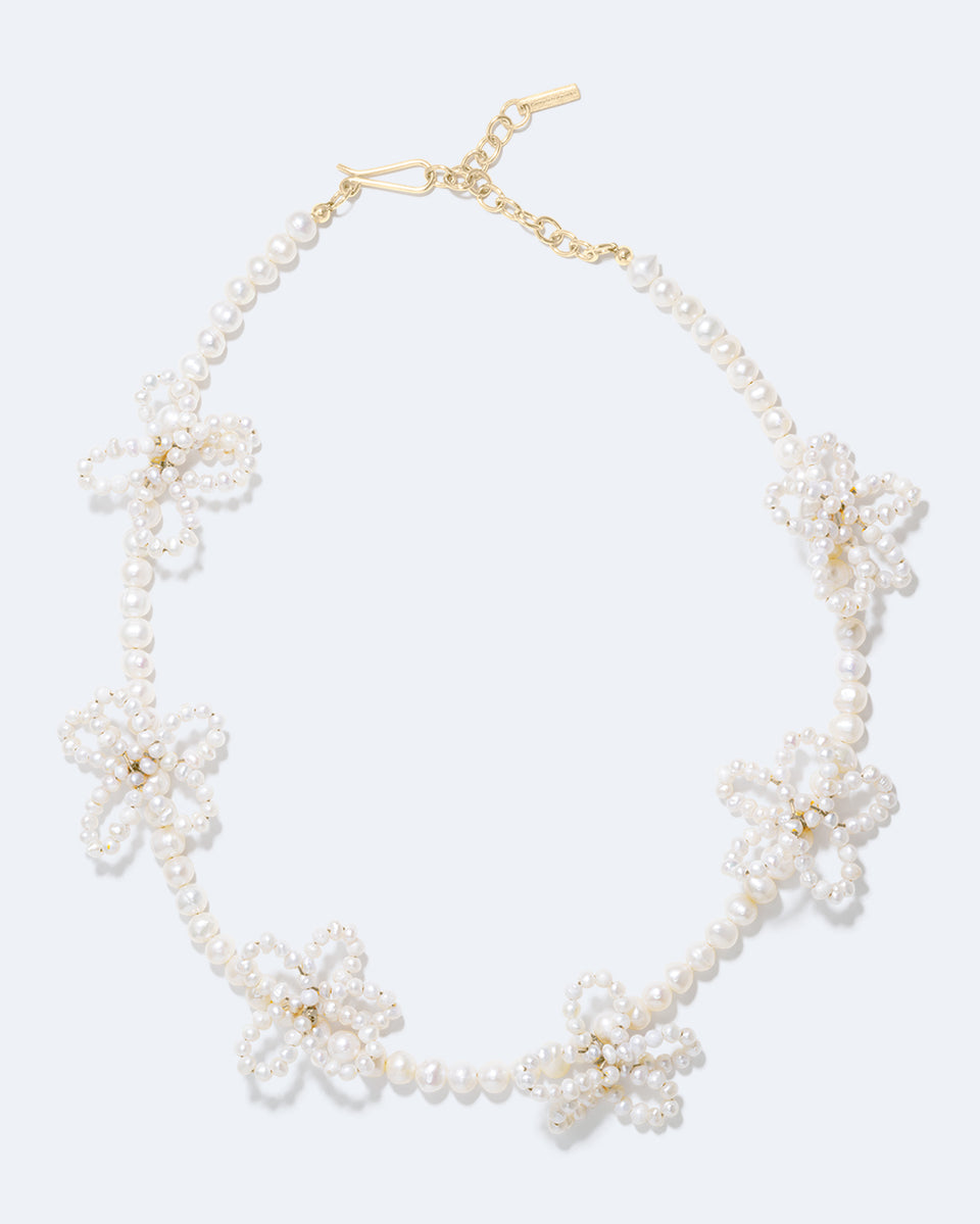 Milk and Honey - Pearl and Recycled Gold Vermeil Necklace