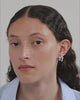 Mythe - Boucles d'oreilles en zirconium et plaquées rhodium