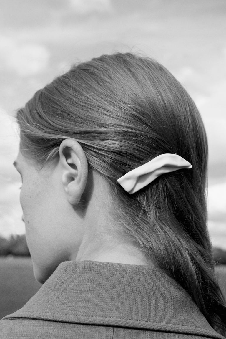 Postconceptual Condition - Ceramic and Gold Plated Hair Clip