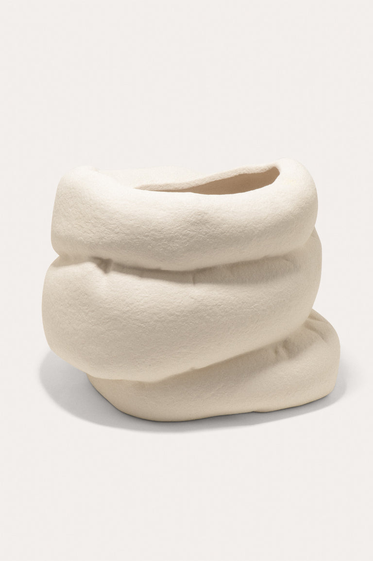 Inflated - Large Vessel in Textured Beige