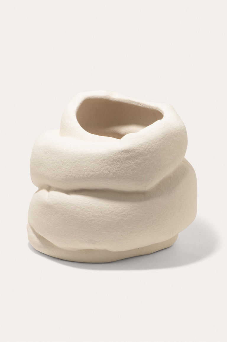Inflated - Large Vessel in Textured Beige