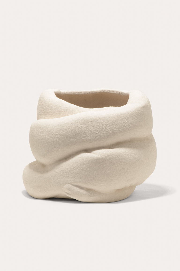Inflated - Large Vessel in Textured Beige