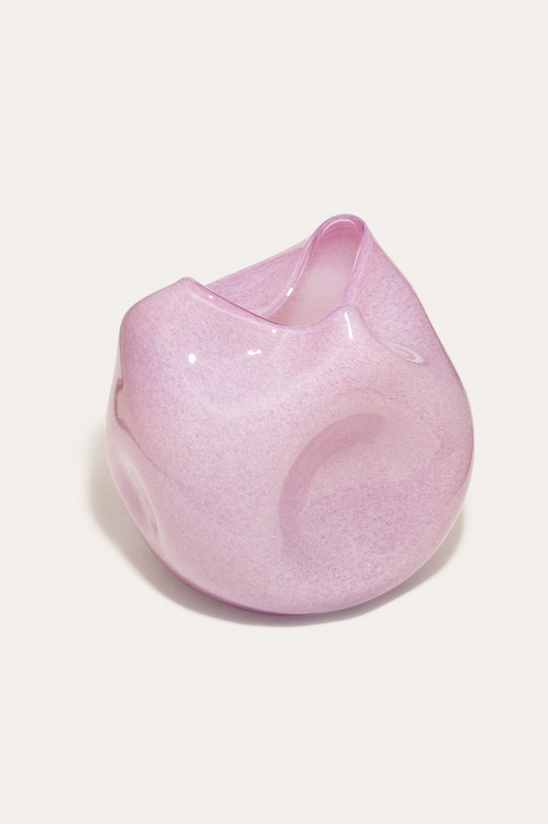 The Bubble to End all Bubbles - Recycled Glass Vase in Lilac