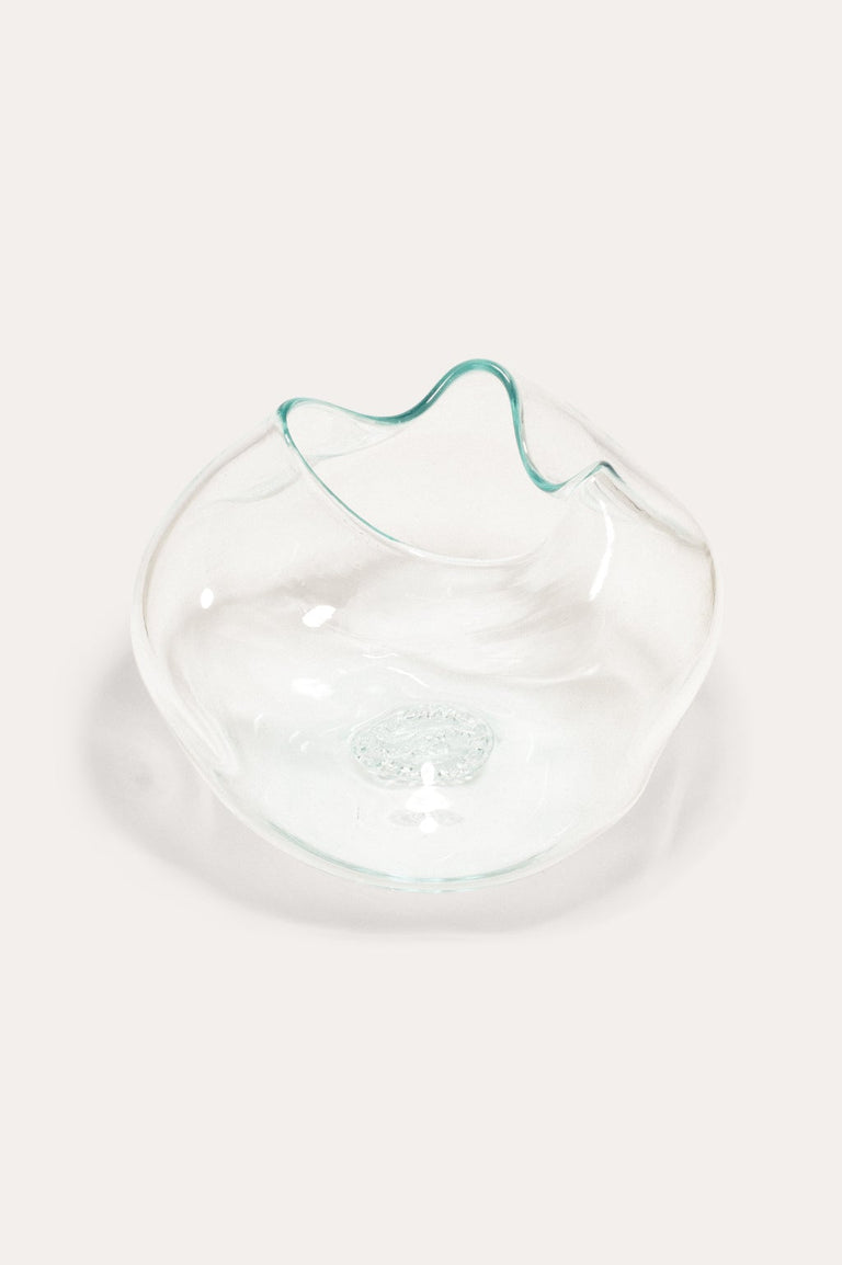 La bulle de toutes les bulles - Vase en verre recyclé transparent