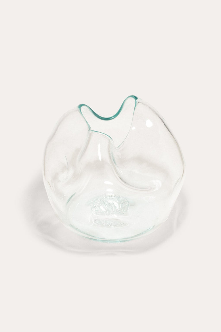 La bulle de toutes les bulles - Vase en verre recyclé transparent