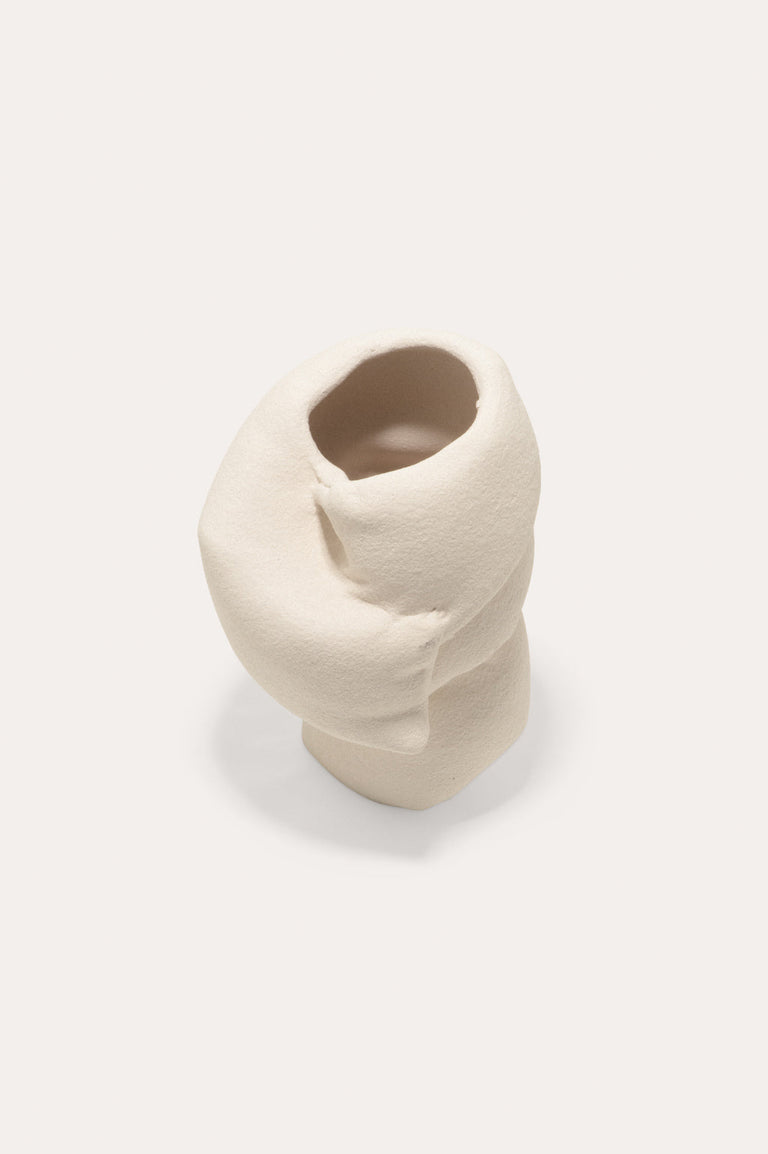 Well Wrapped - Small Vase in Texture Beige