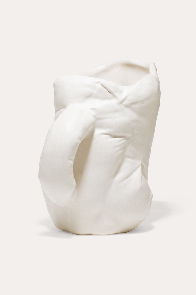 Puffy - Grande Cruche en Blanc Mat