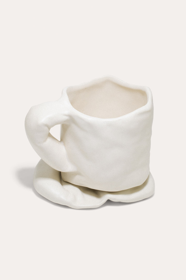 Stand Back! This Mug is Deflating - Mug in Matte White