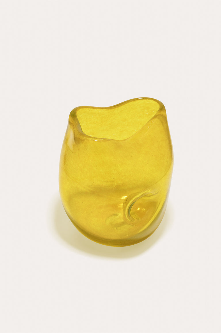 Thaw - Recycled Glass Tumbler in Acid Yellow