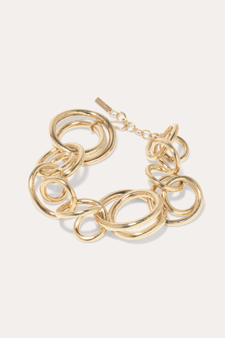 Befuddled - Gold Plated Bracelet