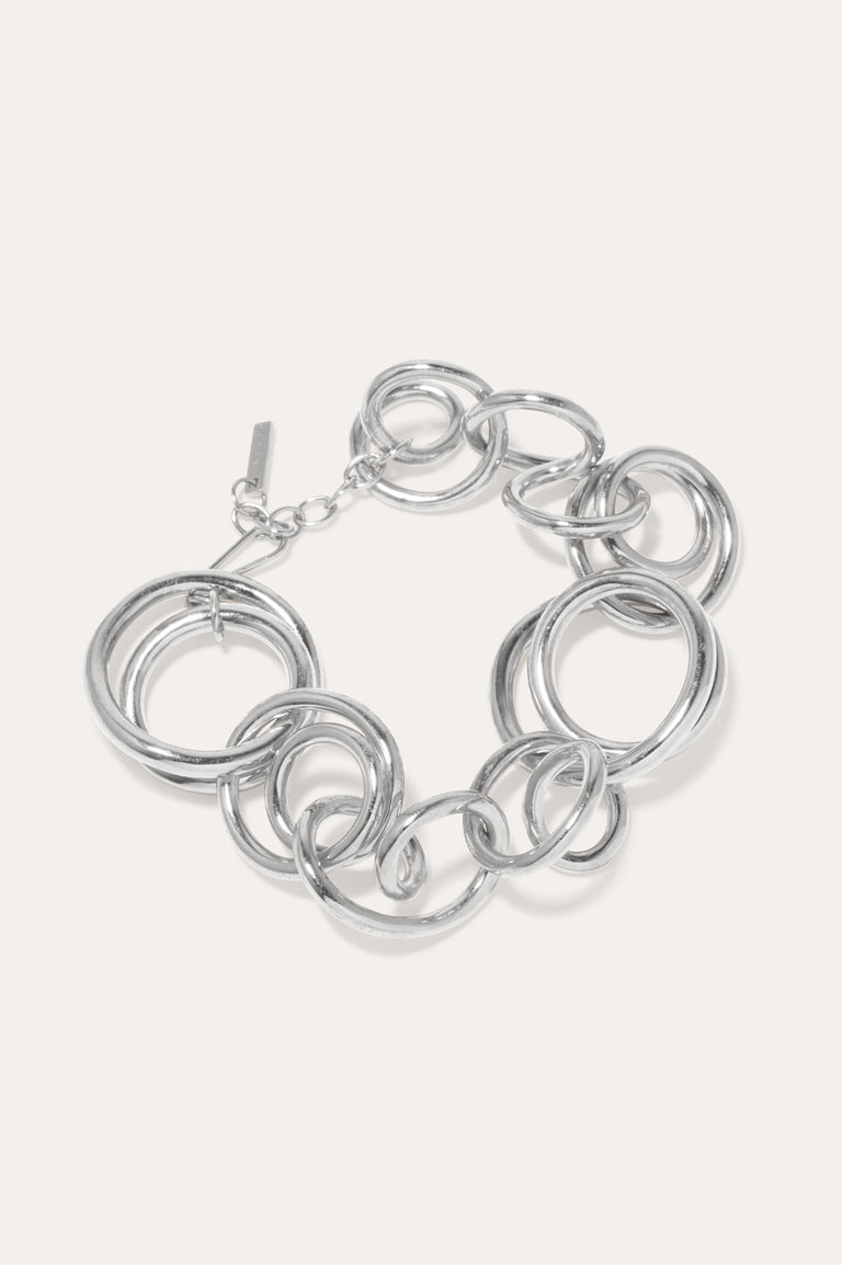 Befuddled - Platinum Plated Bracelet