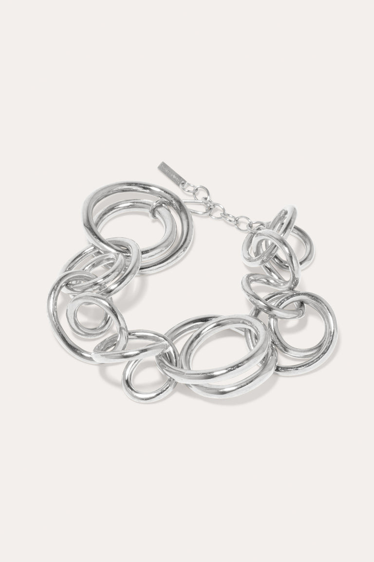 Befuddled - Platinum Plated Bracelet