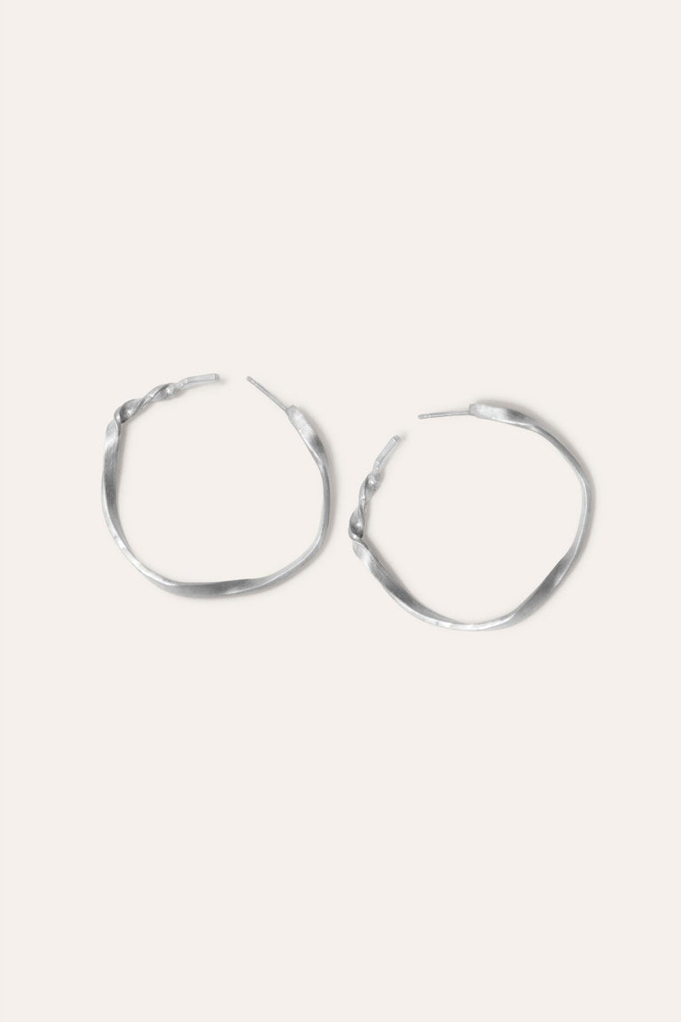 The Tenderest Thing - Platinum Plated Earrings