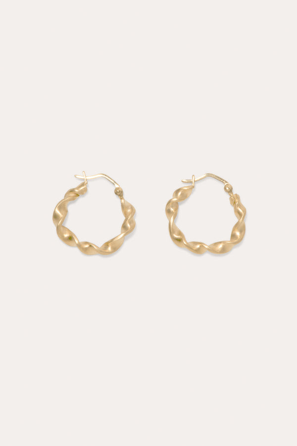Boucles d'oreilles en Vermeil d'Or Recyclé "Notsobig" Flux