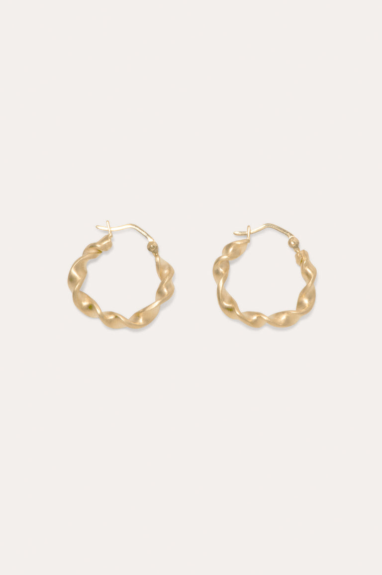 Boucles d'oreilles en Vermeil d'Or Recyclé "Notsobig" Flux