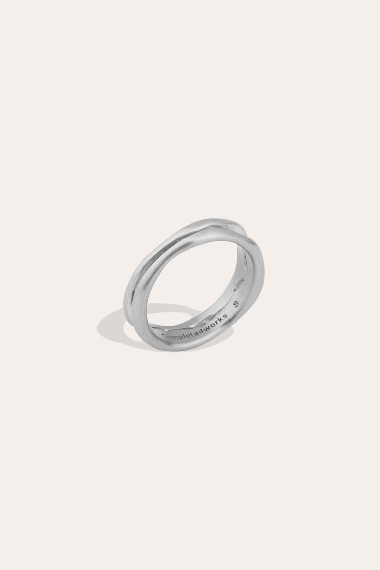 Deflated ("Do Not Inflate") - Recycled Silver Ring