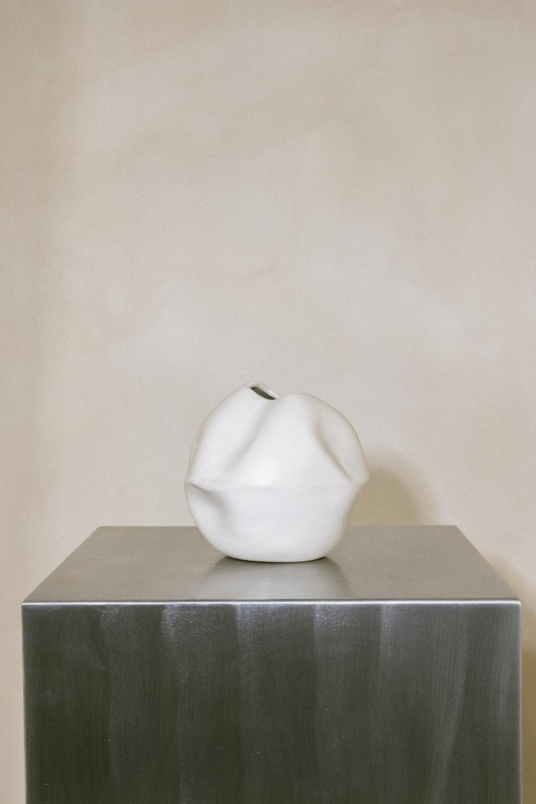 Banned Book No. 2 - Large Vessel in Matte White