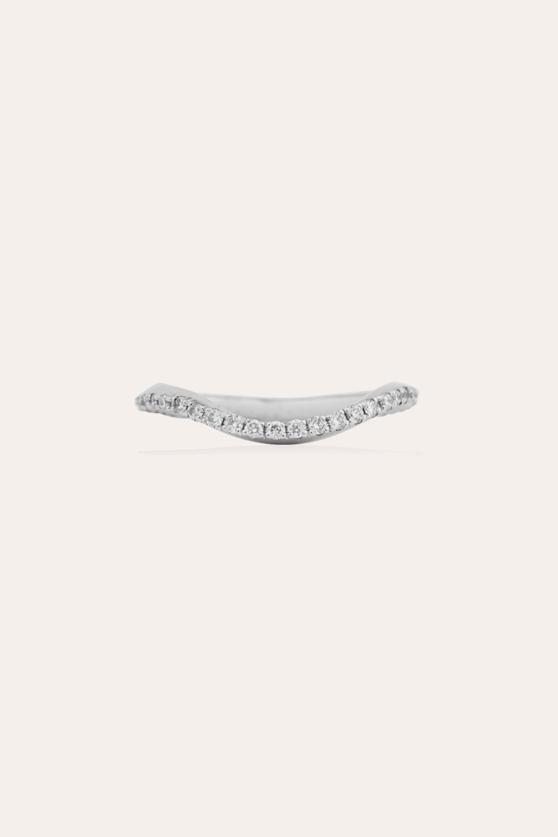 Wild Waves 18 Carat White Gold Diamond Ring