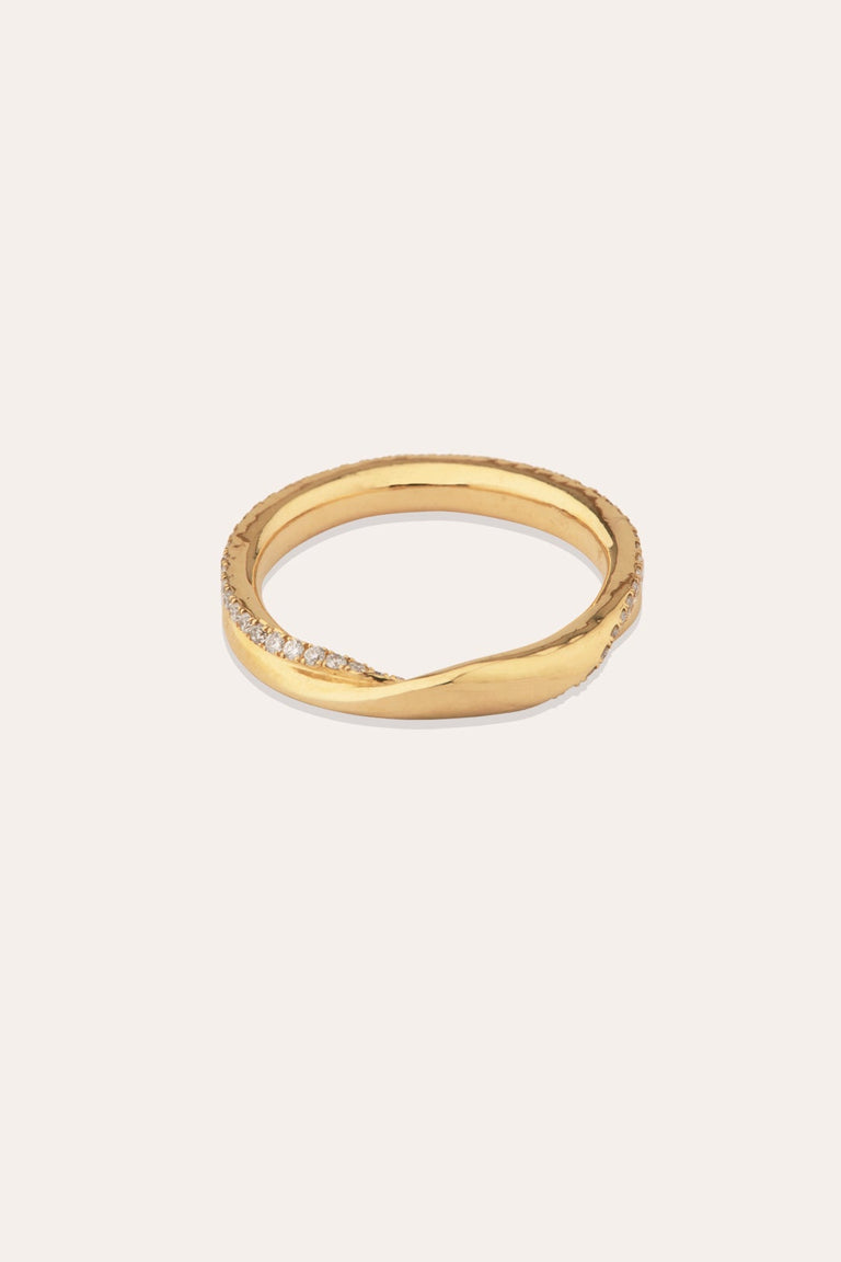 Different Kind of World - 18 Carat Yellow Gold and Diamond Ring