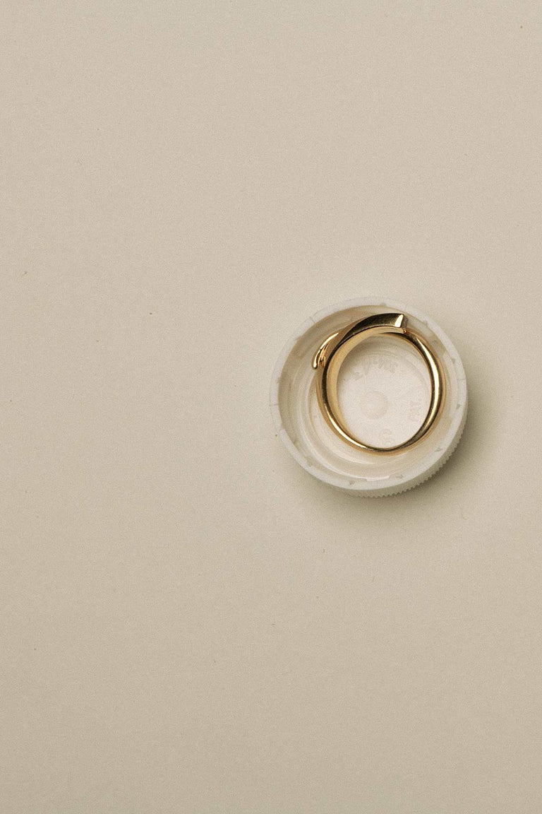 A River in the Dales - 18 Carat Yellow Gold and Diamond Ring