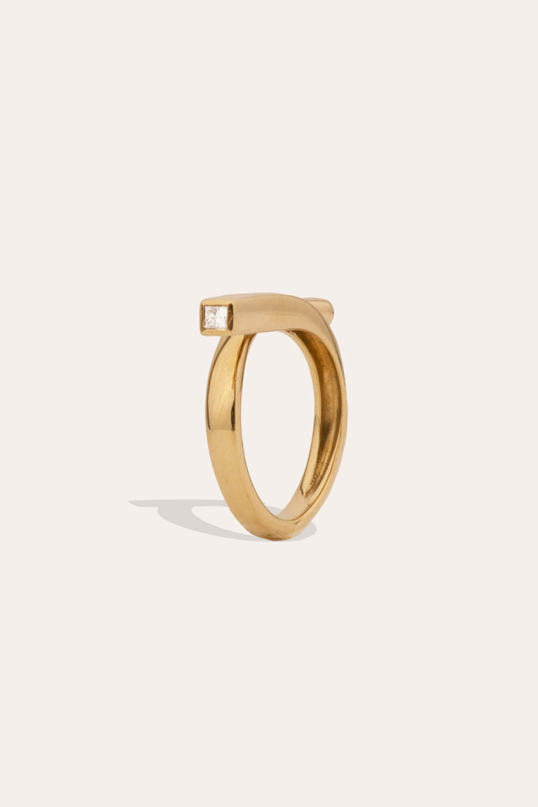 Bague Vol – Or jaune 18 carats et Diamants