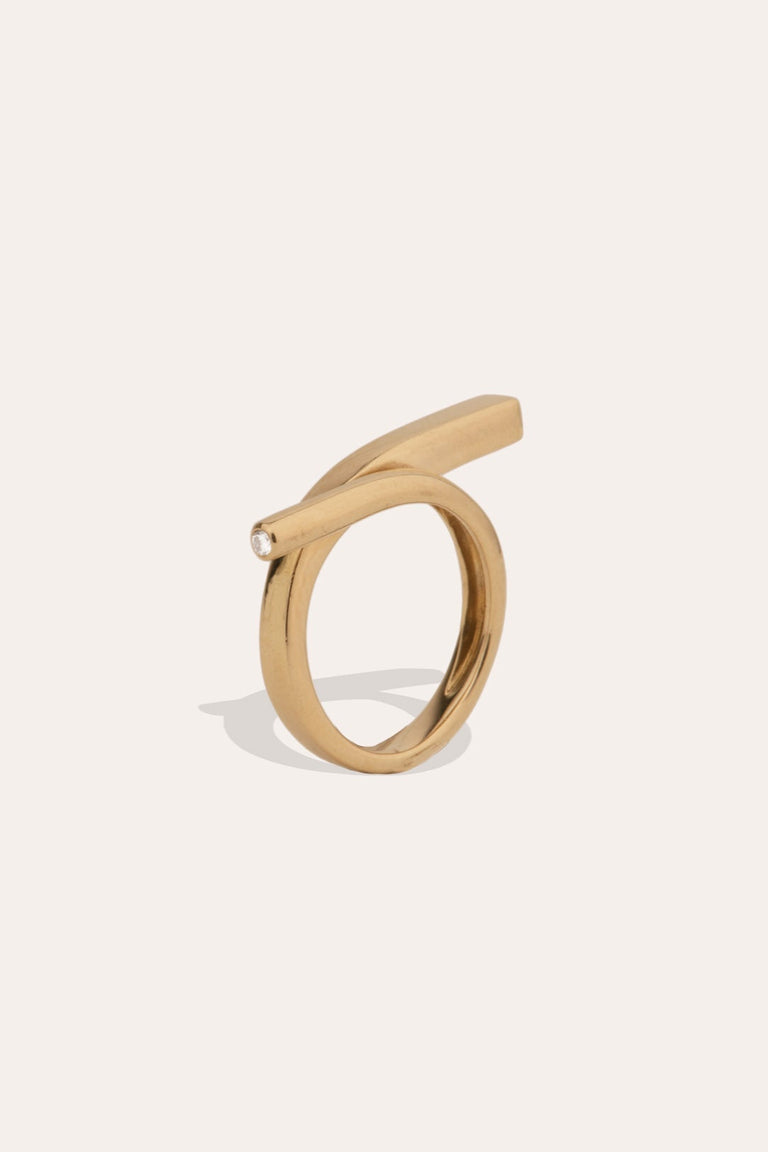 Bague Vol – Or jaune 18 carats et Diamants