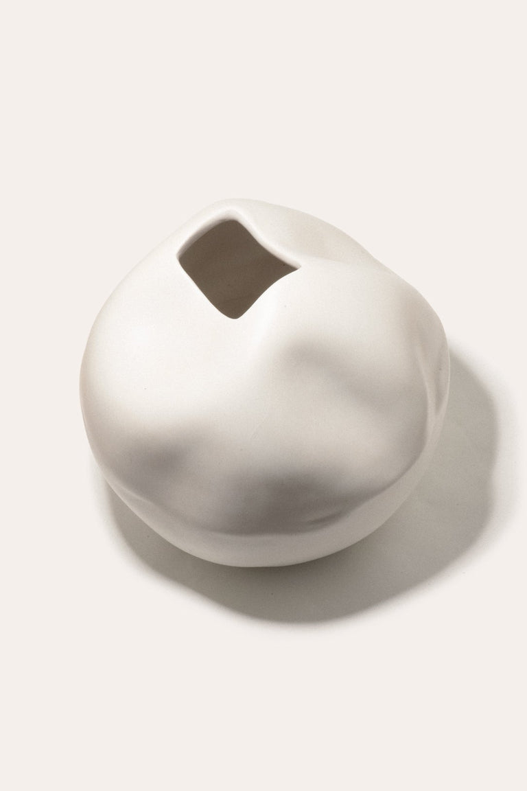 Banned Book No. 2 - Large Vessel in Matte White
