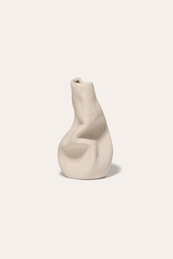 Réveil - Vase en Beige Texturé