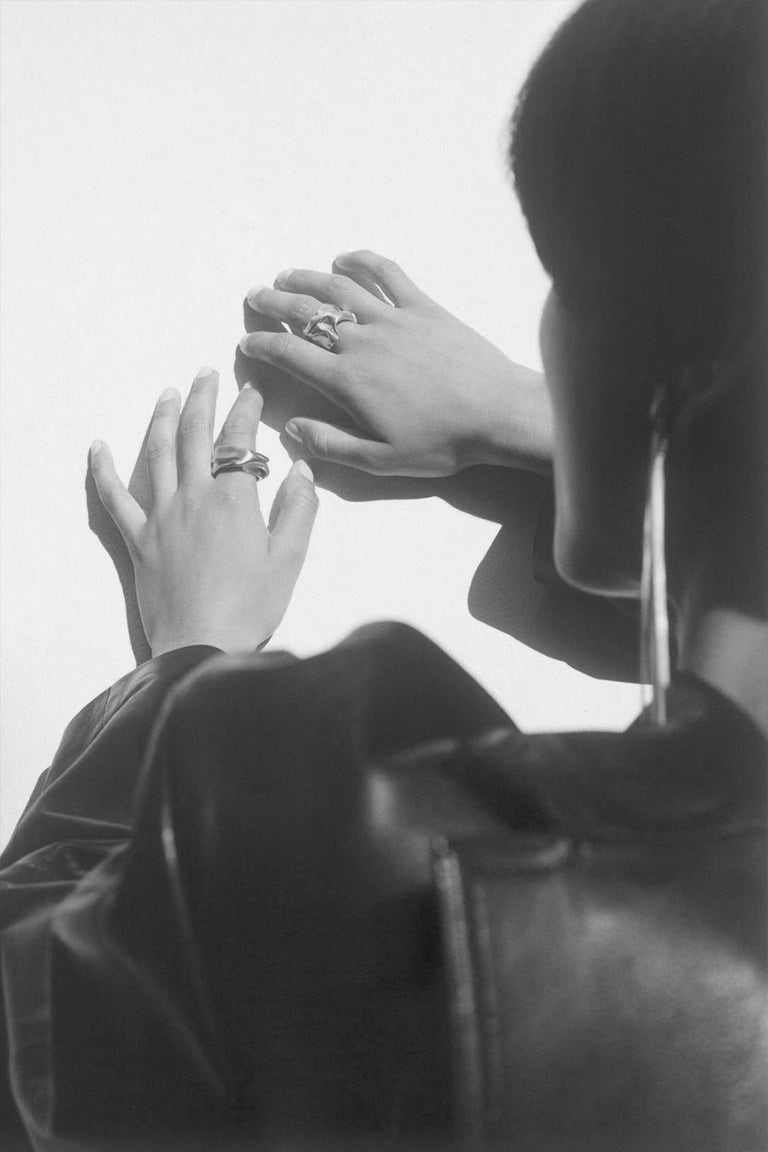 Crunched: A Tale of Abandoned Legal Strategies - Recycled Silver Ring