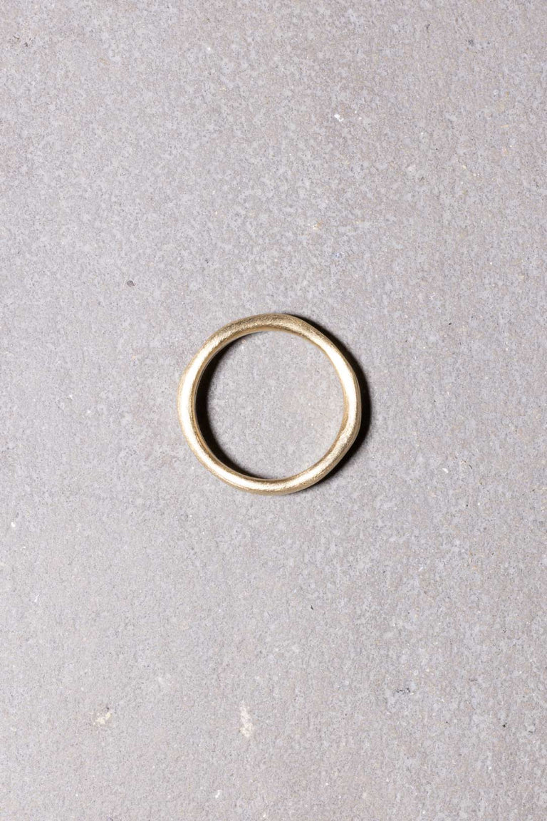Deflated ("Do Not Inflate") - Recycled Gold Vermeil Ring