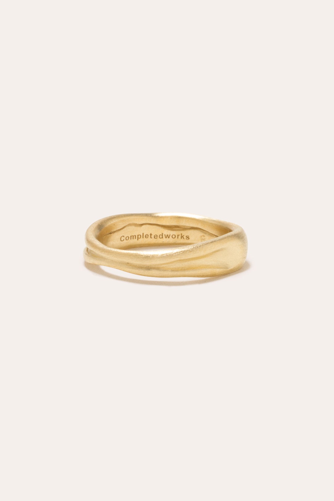 Deflated Recycled Vermeil Ring